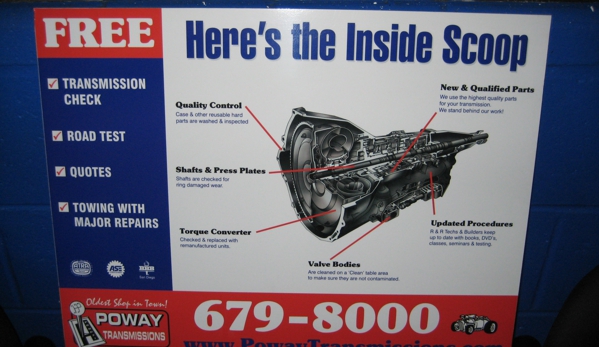 Poway Transmissions - Poway, CA