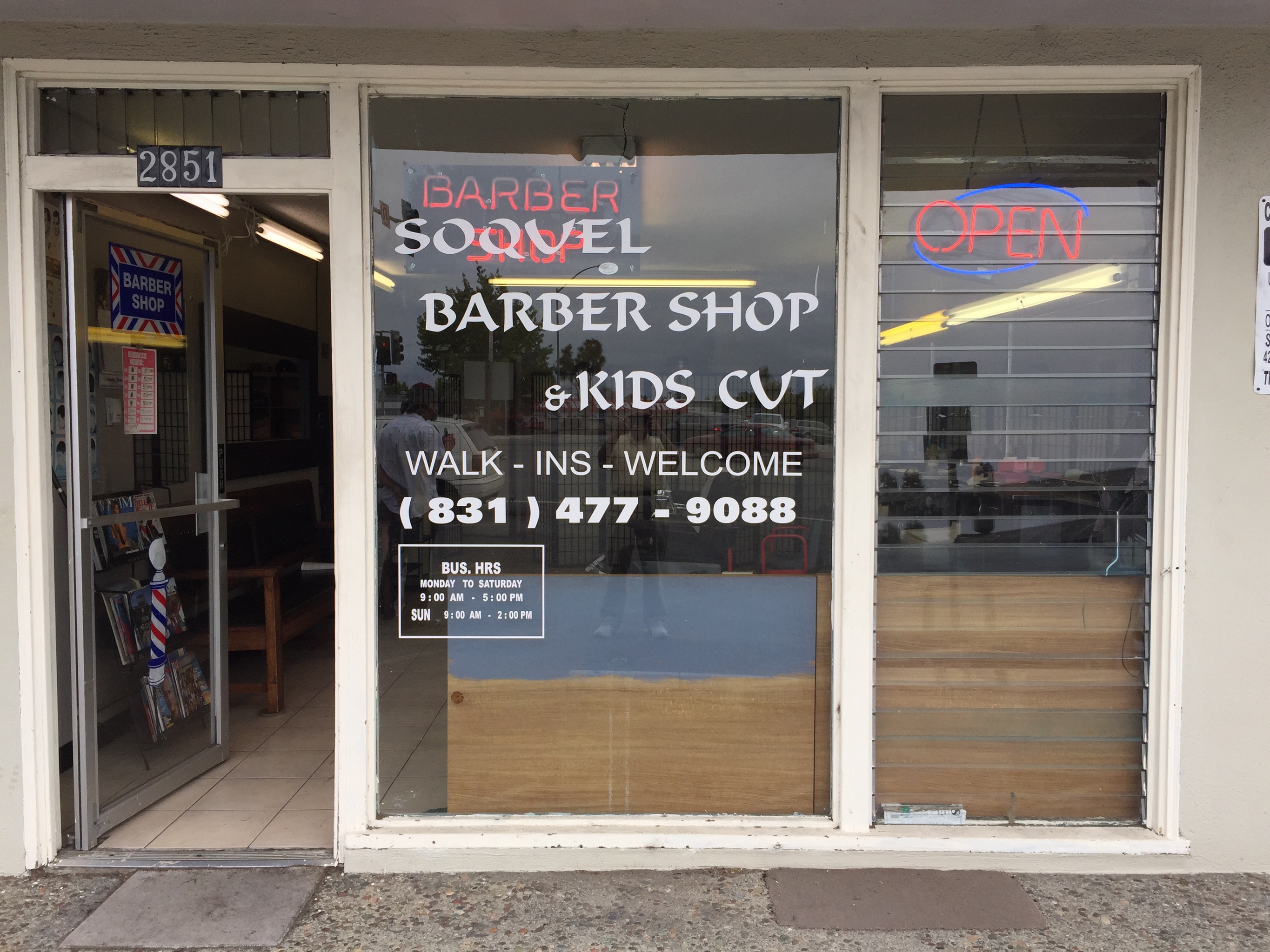 Soquel Barber Kids Cut Santa Cruz CA 95062