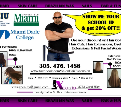 Xtasis Beauty Salon & Hair Extension Center - Coral Gables, FL