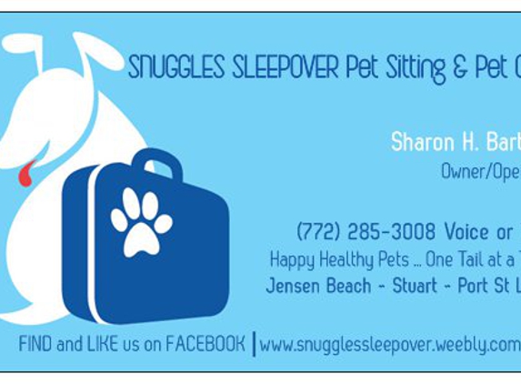 Snuggles Sleepover Pet Sitting & Care - Jensen Beach, FL