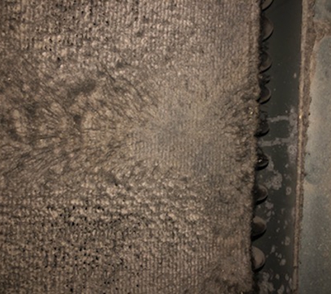 VacMan Air Duct Cleaning - Granger, IN. Before they cleaned the secondary heat exchanger (after another company cleaned the furnace!)