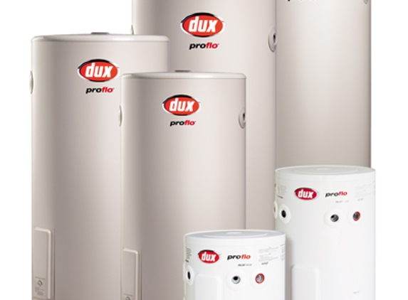 Aussie Hot Water Services. Dux Electric Hot Water Systems All Sizes & Capacities