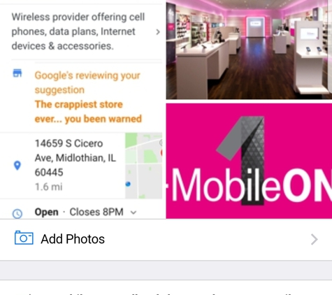 T-Mobile - Midlothian, IL. This should be this locations new name