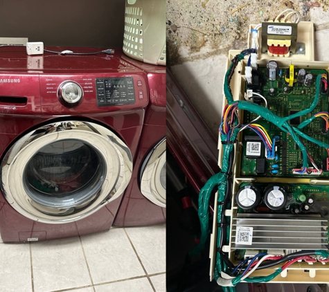 Excellence Appliance Repair - Leander, TX. Replace the control board and wires in Samsung Washing machine, Leander, 78641