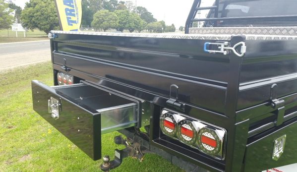 Bairnsdale Trays & Welding - Bairnsdale, VIC. Steel Tray with Sliding Security Drawer