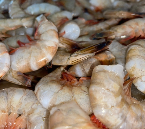 Sea Gold, Inc. - Delcambre, LA. Headless Gulf Shrimp on the QC table