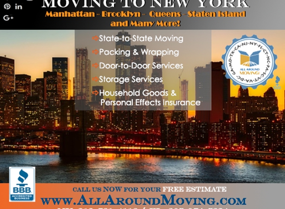 All Around Moving Services Company, Inc. - New York, NY