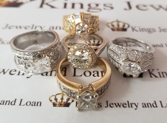 King's Jewelry & Loan - Los Angeles, CA. Diamond Rings of all sizes