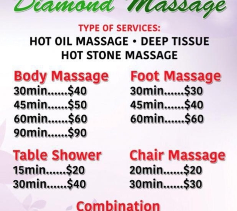 Diamond Massage - Madison, TN. Diamond Massages Services