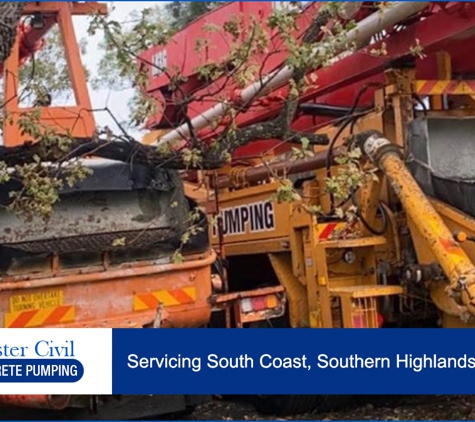 Master Civil Concrete Pumping - Kiama, NSW. Servicing South Coast, Southern Highlands & Illawarra