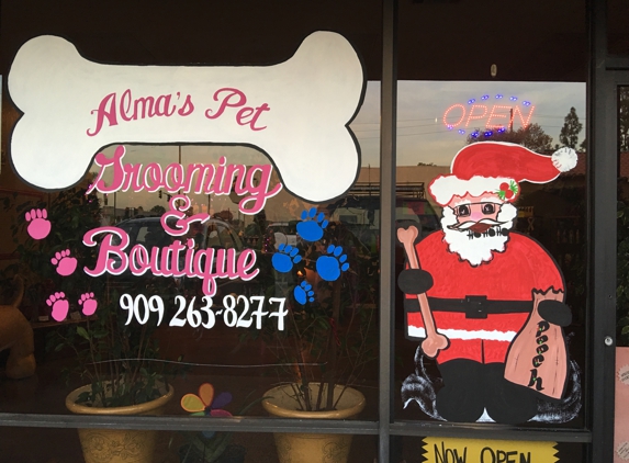 alma's pet grooming and boutique - Chino, CA. ����Happy holidays ☃