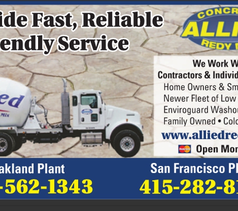 Allied Concrete Ready Mix - San Francisco, CA