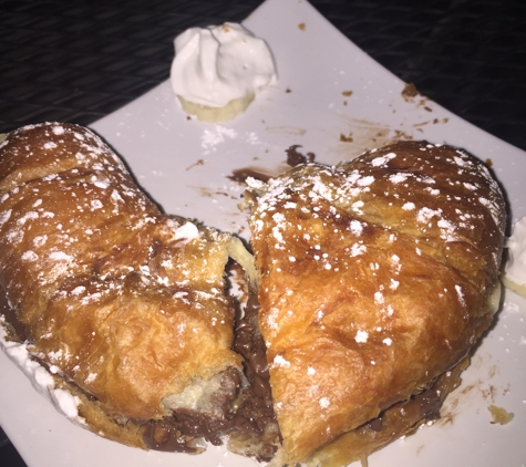 Cafe O Hookah Lounge & Restaurant - Burbank, CA. Nutella and banana croissant