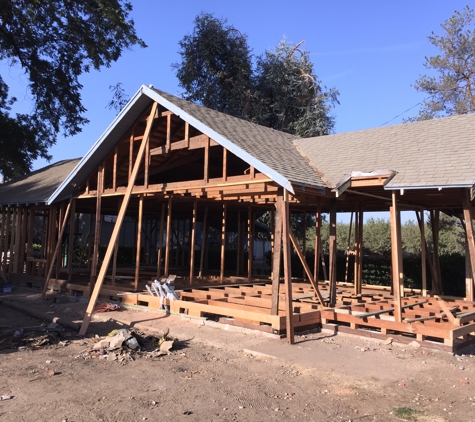 Brightwood Construction - Bakersfield, CA. Farm House rebuild/remodel under construction