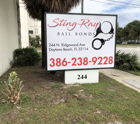 StingRay Bail Bonds - Daytona Beach, FL. Bail Bonds Services Sign