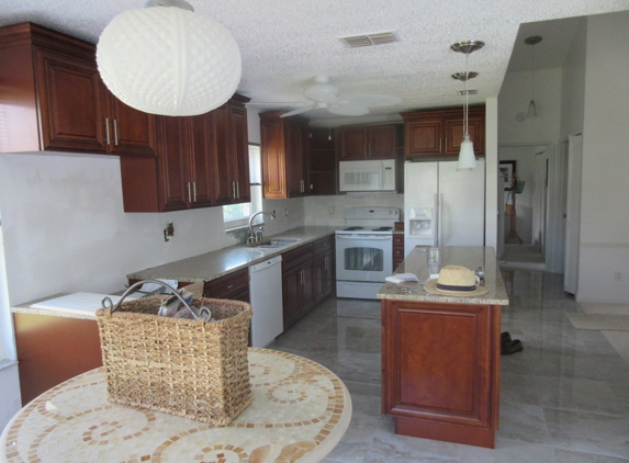 Americana Kitchen and Bath Cabinets - Fort Myers, FL. Just A Few Adjustments And We Will Be Done