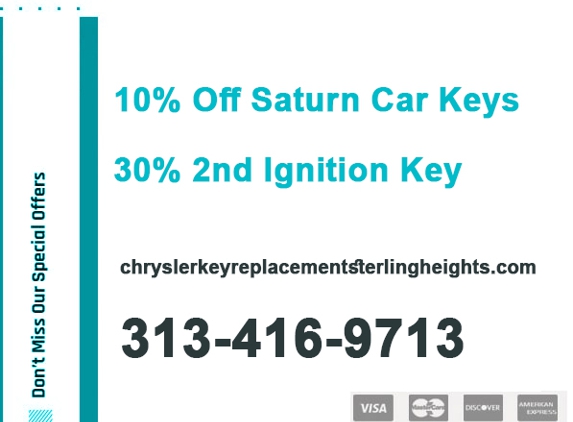 Chrysler Key Replacement Sterling Heights - Sterling Heights, MI