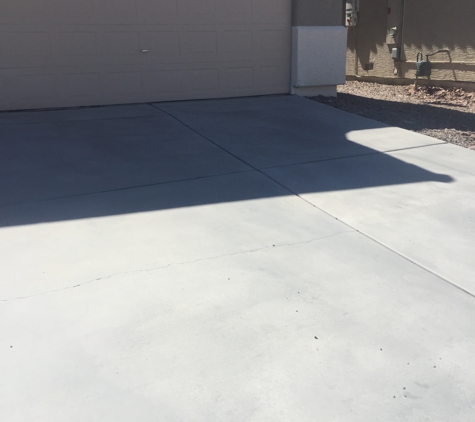 Concrete Restored - Las Vegas, NV. Driveway Concrete Cleaning