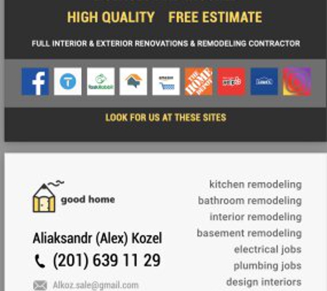 Home Improvements and Handyman Kozel - North Bergen, NJ