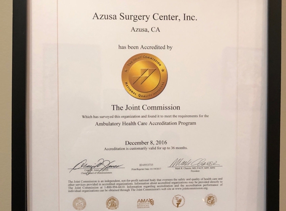 Azusa Surgery Center - Azusa, CA