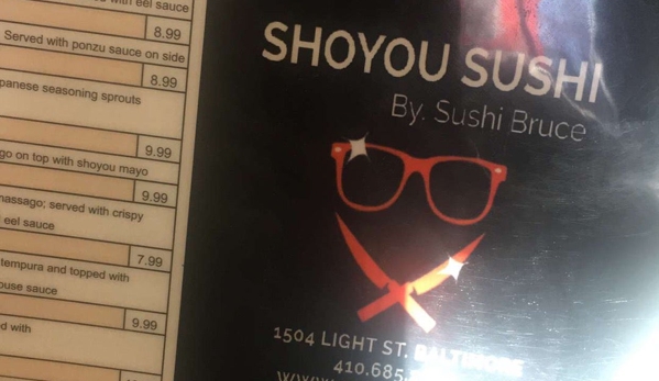 Shoyou Sushi - Baltimore, MD
