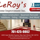 LeRoy's Home Improvement, Inc. - Home Improvements