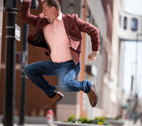 Curtis The Mentalist - Valley Center, KS. Jumping for Joy by The Studio Photography