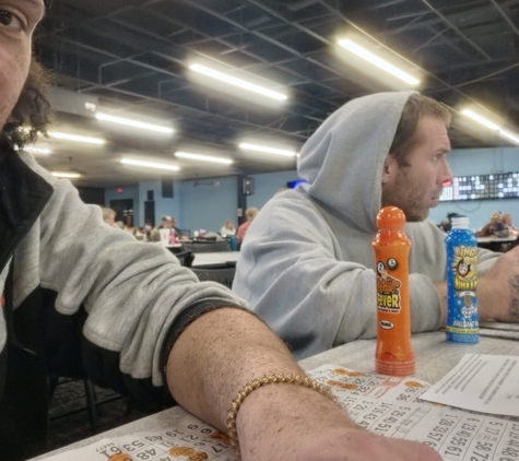 Charity Hall Bingo - Louisville, KY. this joker can't tell a bingo from his butt hole