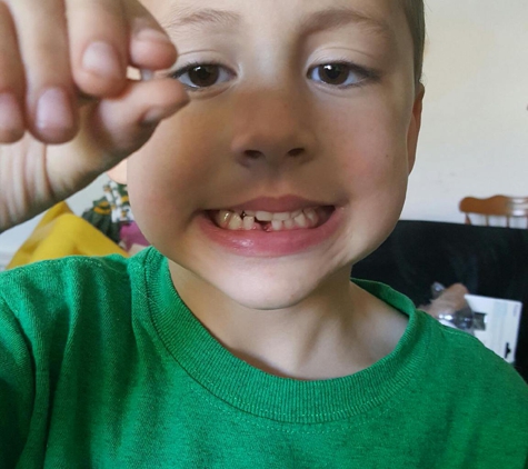 Bingham Dental - Magna, UT. Konner's first Lost tooth!