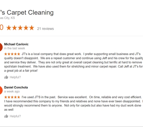 Jts carpet cleaning - Kansas City, KS