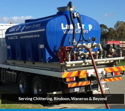 Last Drop Water Carriers - Lower Chittering, WA. Serving Chittering, Bindoon, Waneroo & Beyond