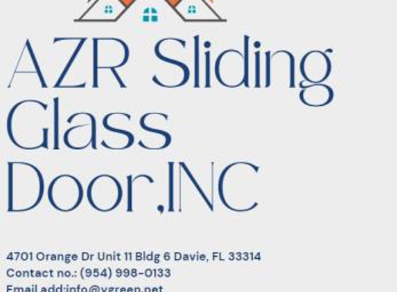 AZR Sliding Glass Door,INC - Davie, FL