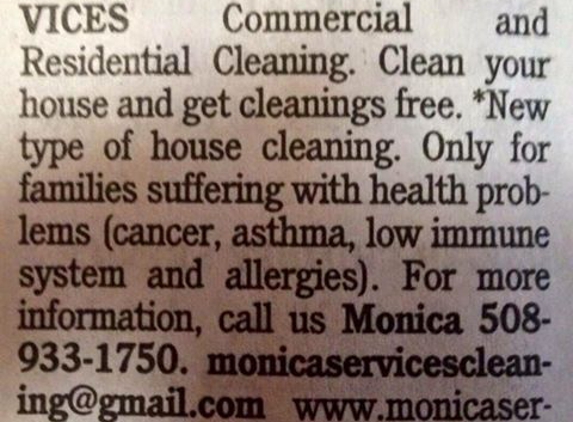 Monica's Cleaning Services - Hudson, MA