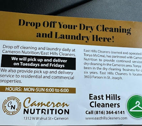 East Hills Cleaners - Cameron, MO