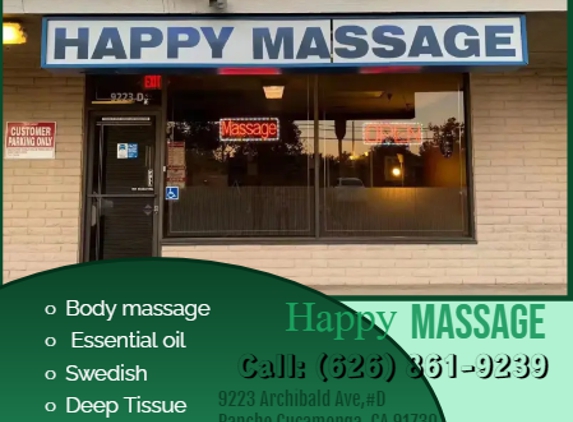 Happy massage - Rancho Cucamonga, CA
