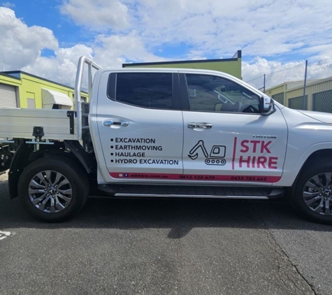 Kirkby Bros Signwriters - Ashmore, QLD. STK Hire Ute Signage