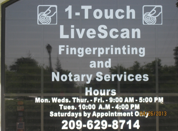 1-Touch LiveScan - Manteca, CA