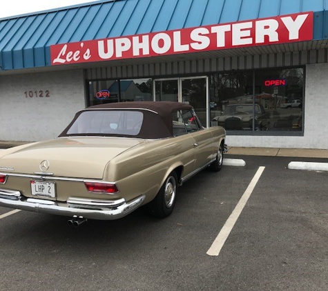 Lee's Auto Upholstery - Newport News, VA. Mercedes 250SE - top install 