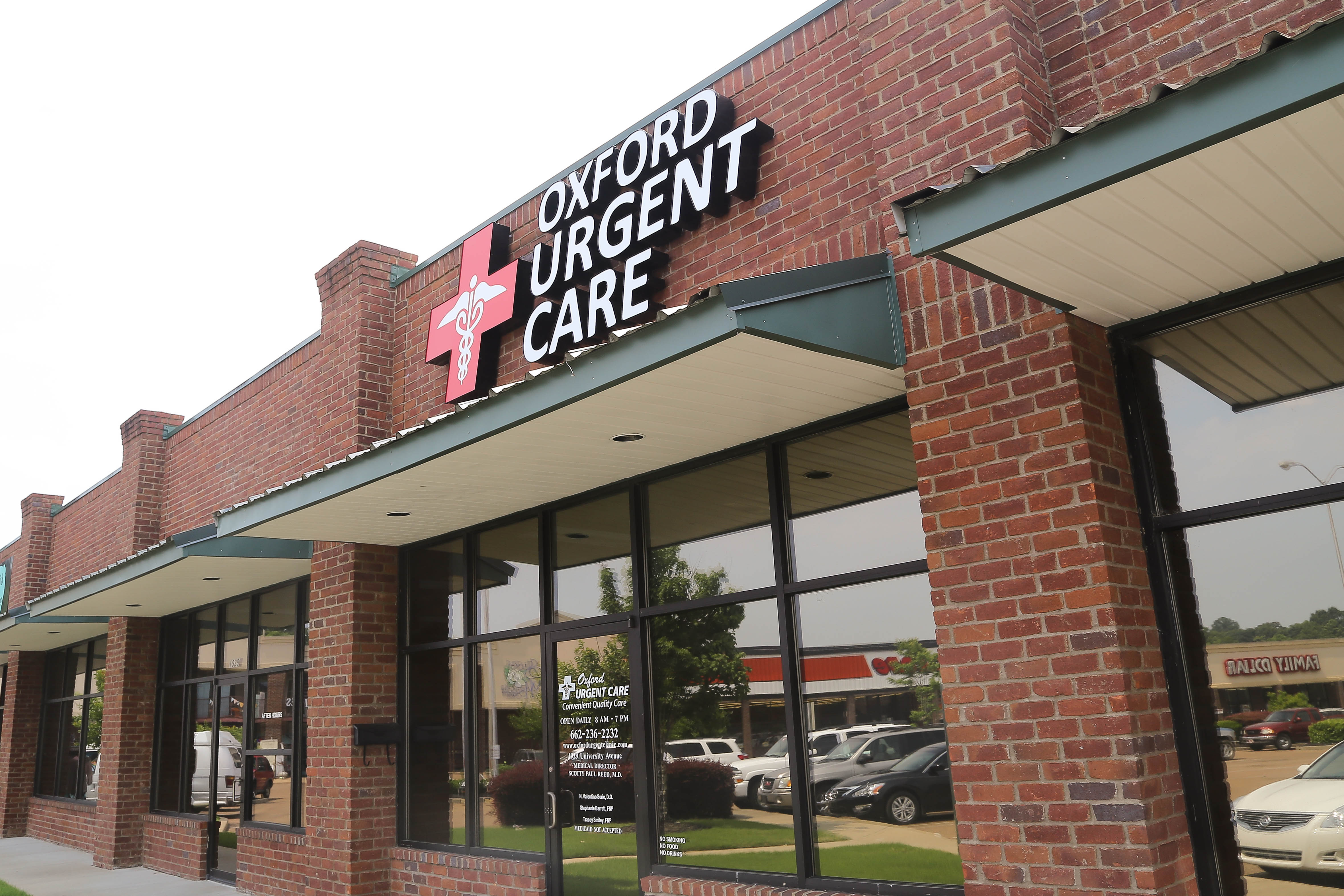 Oxford Urgent Care 1929 University Ave, Oxford, MS 38655