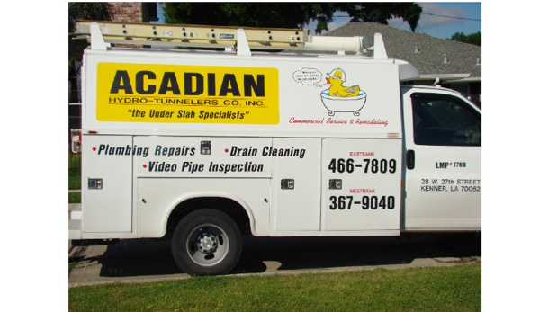 Acadian Plumbing & Drain - Kenner, LA. Acadian Plumbing truck