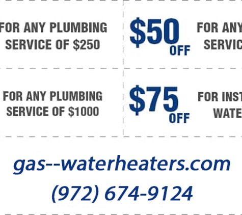 Gas Water Heater Repair - Dallas, TX