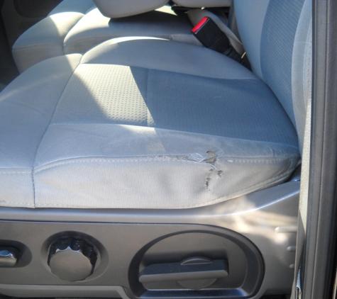 Ak Upholstery Inc - Worcester, MA. Before F-150 repair