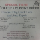 Checker Flag Quick Lube & Carwash Center - Auto Oil & Lube