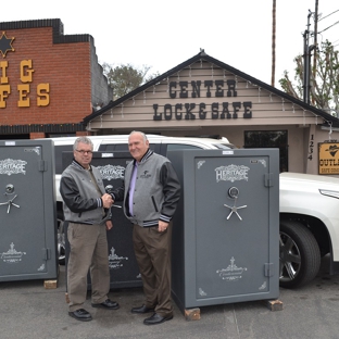 Atlas Safe Co - Anaheim, CA. Safes out front