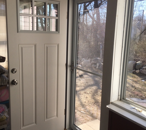 Quality Window & Door Inc - East Weymouth, MA. Six lite fiberglass exterior door 