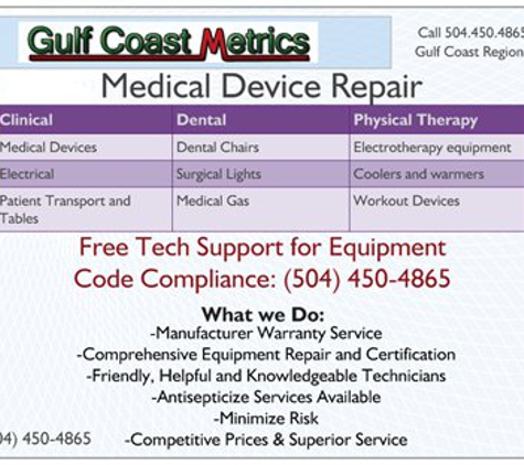 Gulf Coast Metrics - Westwego, LA