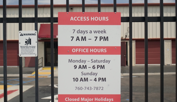Security Public Storage - Escondido, CA. Access 7am-7pm 7 days a week