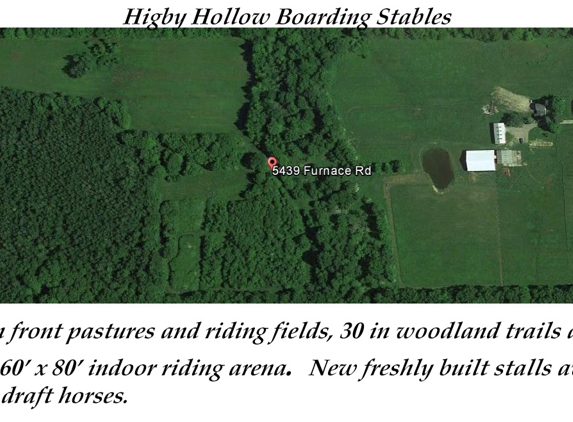 Higby Hollow Boarding Stables - Conneaut, OH