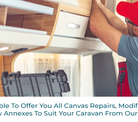 Fraser Caravans - Maryborough West, QLD. We Are Able To Offer You All Canvas Repairs, Modifications & New Annexes To Suit Your Caravan From Our Site