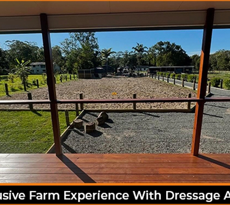 Bexland - Doonan, QLD. Exclusive Farm Experience With Dressage Arena